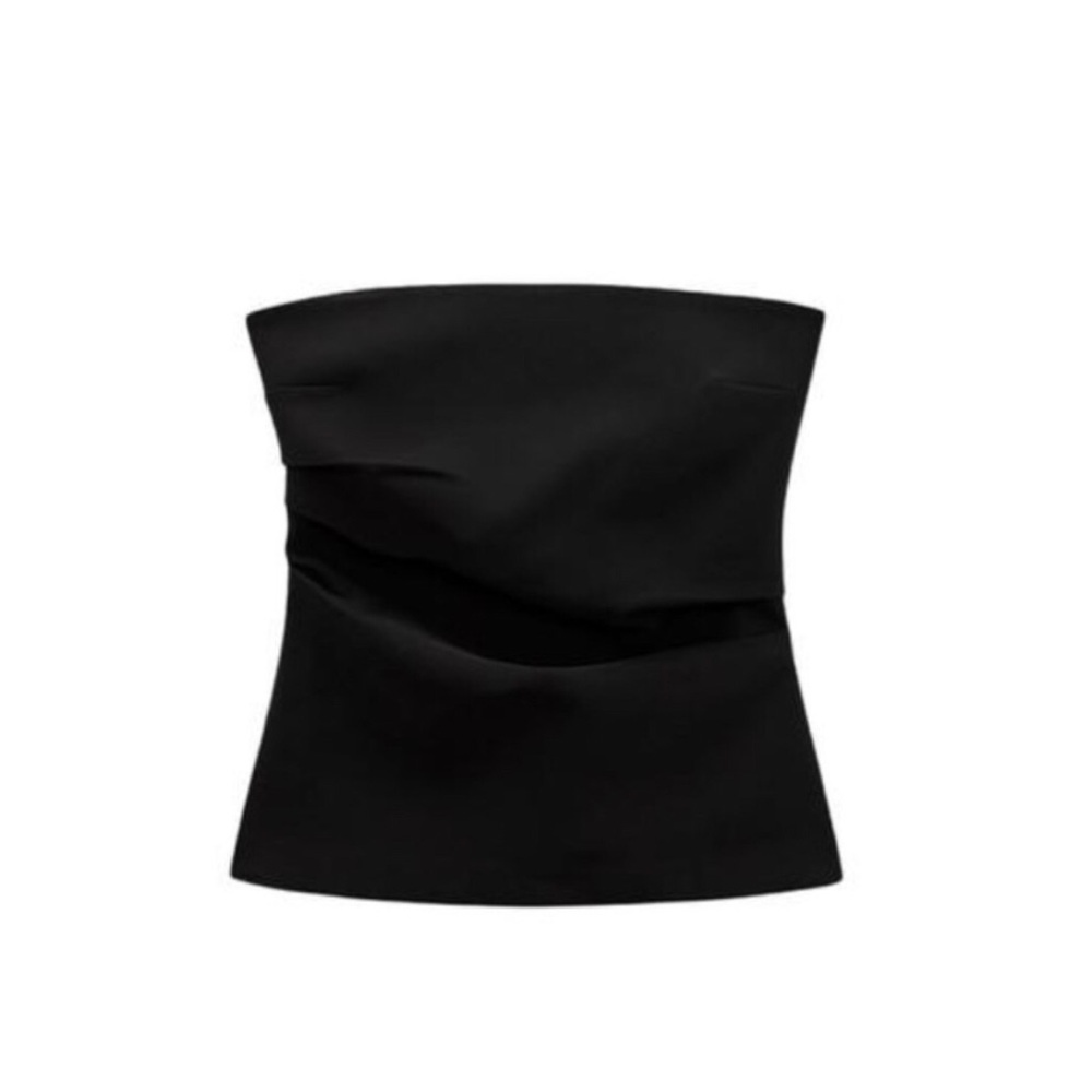 Zara Black Strapless Top